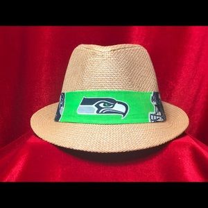 Seattle Seahawks tan fedora